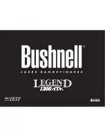 Предварительный просмотр 1 страницы Bushnell Legend 1200 Instruction Manual