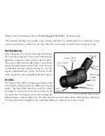 Предварительный просмотр 4 страницы Bushnell Legend 786351ED Instruction Manual