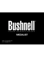 Bushnell Medalist 201354 User Manual preview