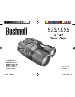 Bushnell Model 26-0542 Instruction Manual preview