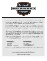 Preview for 5 page of Bushnell Nitro BN1025G Owner'S Manual