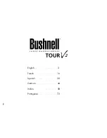 Предварительный просмотр 2 страницы Bushnell Tour V2 201927 User Manual