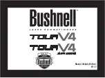 Предварительный просмотр 1 страницы Bushnell TOUR V4 User Manual