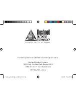 Предварительный просмотр 124 страницы Bushnell Trail Scout 11-9833 Instruction Manual