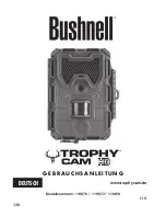 Предварительный просмотр 126 страницы Bushnell Trophy Cam HD 119676 Instruction Manual