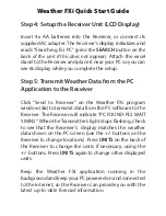 Preview for 4 page of Bushnell WEATHERFX 960900C Quick Start Manual