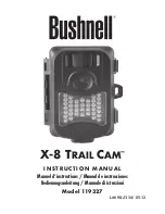 Предварительный просмотр 1 страницы Bushnell X-8 TRAIL CAM 119327 Instruction Manual