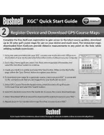 Предварительный просмотр 2 страницы Bushnell XGC+ Quick Start Manual