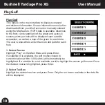 Preview for 12 page of Bushnell Yardage Pro XG User Manual