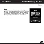 Предварительный просмотр 17 страницы Bushnell Yardage Pro XGC User Manual