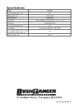 Предварительный просмотр 16 страницы Bushranger AHT261 Owner'S/Operator'S Manual