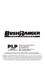 Preview for 20 page of Bushranger B2600 Operator'S Manual