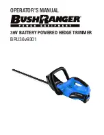 Bushranger BRU36v9301 Operator'S Manual предпросмотр