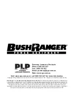 Preview for 16 page of Bushranger BRU36v9401 Operator'S Manual