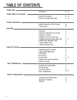 Preview for 2 page of Bushranger BRU36v9601 Operator'S Manual