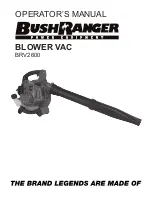 Preview for 1 page of Bushranger BRV2600 Operator'S Manual