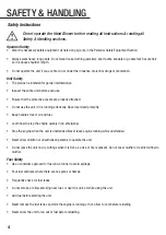 Preview for 4 page of Bushranger BRV2701 Operator'S Manual