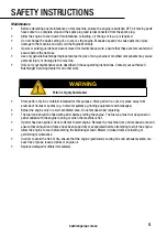 Preview for 5 page of Bushranger BUSH46THU6 Operator'S Manual