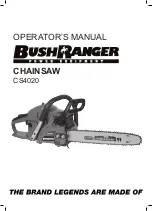 Preview for 1 page of Bushranger CS4020 Operator'S Manual