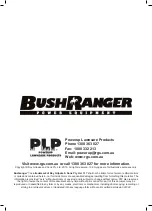 Предварительный просмотр 24 страницы Bushranger CS4020 Operator'S Manual