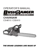 Предварительный просмотр 1 страницы Bushranger CS4610 Operator'S Manual