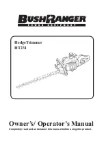 Bushranger HT231 Owner'S/Operator'S Manual preview