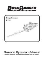 Предварительный просмотр 1 страницы Bushranger HT231 Owner'S/Operator'S Manual