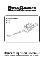 Bushranger HT241 Owner'S/Operator'S Manual предпросмотр