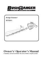 Bushranger HTS261 Owner'S/Operator'S Manual предпросмотр