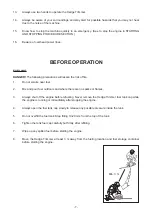 Preview for 8 page of Bushranger HTS261 Owner'S/Operator'S Manual