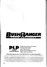 Preview for 22 page of Bushranger L2501 Operator'S Manual