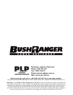 Preview for 24 page of Bushranger L2600 Operator'S Manual