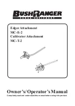 Bushranger MC-E-2 Owner'S And Operator'S Manual preview