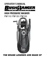 Bushranger PW110 Operator'S Manual предпросмотр