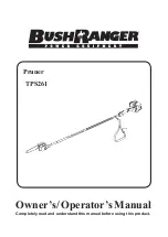 Preview for 1 page of Bushranger TPS261 Owner'S/Operator'S Manual