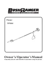 Предварительный просмотр 1 страницы Bushranger TPS261 Owner'S/Operator'S Manual