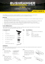Preview for 1 page of Bushranger X-BAR Manual