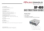 Preview for 1 page of Business Music & Voice Music On Hold DP-400 Instruction Manual