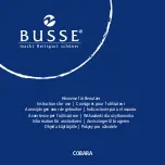 Busse COBARA Instructions For Use Manual preview