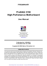 Preview for 2 page of Bustec ProDAQ 3150 User Manual