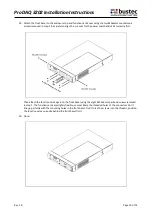 Предварительный просмотр 10 страницы Bustec ProDAQ 3202 Installation Instructions Manual