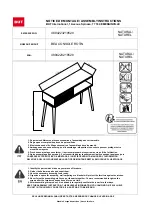 Предварительный просмотр 1 страницы BUT BEA CONSOLE ROTIN 4894223218528 Assembly Instructions Manual