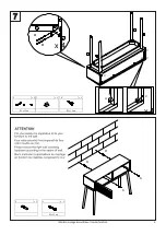 Предварительный просмотр 6 страницы BUT BEA CONSOLE ROTIN 4894223218528 Assembly Instructions Manual