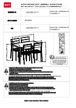 Предварительный просмотр 1 страницы BUT EDISON 4894223212717 Assembly Instructions