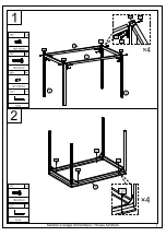 Предварительный просмотр 3 страницы BUT EDISON 4894223212717 Assembly Instructions