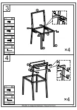 Предварительный просмотр 4 страницы BUT EDISON 4894223212717 Assembly Instructions