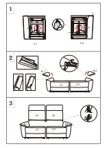 Предварительный просмотр 3 страницы BUT PLYMOUTH CP3 2RLX ELEC TISSU Assembly Instructions Manual