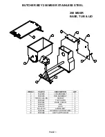 Preview for 4 page of BUTCHER BOY 250 MIXER Operating Instructions And Parts List Manual