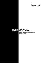 Предварительный просмотр 1 страницы Butler EPO-2D-Premia User Manual