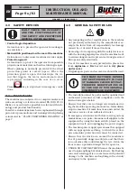 Preview for 9 page of Butler LIBRAK350 Instruction Manual